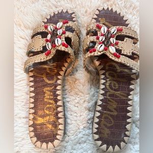 Sam Edelman women’s bay flat sandal Size 7